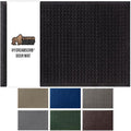 GORILLA GRIP Front Door Mat, 35x23, Indoor Outdoor Ultra Absorbent HydroAbsorb Doormat, Absorbs Up to 5.7 Cups of Water, Stain and Fade Resistant, Rubber Backing Doormats, Captures Dirt, Black by GorillaGrip