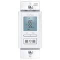 [New Generation] Humidity Sensor Switch, Ortis in-Wall Bathroom Fan Automated Control Switch, Air Moisture Detection, Neutral Wire Required, White, 120V/220V by SafeEfficientToolSwitches