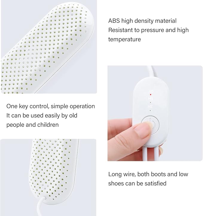 Household USB Shoe Dryer, Portable Boot Drying Student Dormitory Heater Adult Foot Deodorizing Boot Shoes Dryer with Timer for Travel Sneaker Socks Gloves Drying - Image 9