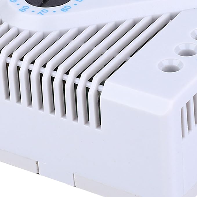 MFR012 Mechanical Humidity Controller Hygrostat Fan Heater Humidity Regulator with Wide Voltage Input for TV Cabinet Humidity Adjuster PC Material Case DIN Rail Mountable - Image 7