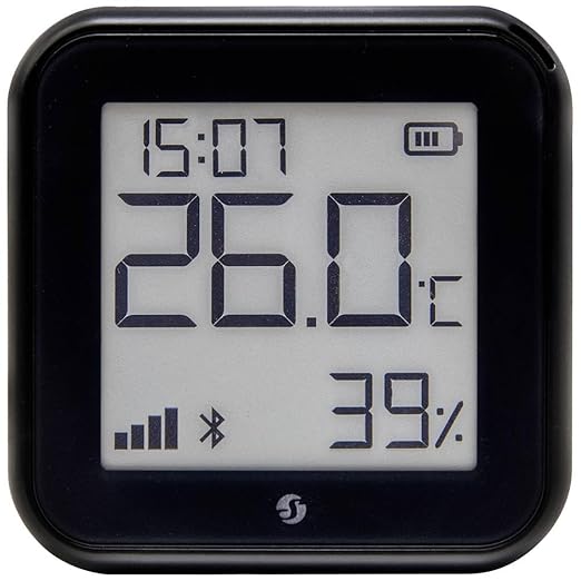 Shelly H&T Gen3 Black | Wi-Fi and Bluetooth Smart Temperature & Humidity Sensor with Remote App Control & Monitoring | Smart Scenes | Notification Alerts | LCD Display | Free Data Storage Export - Image 4