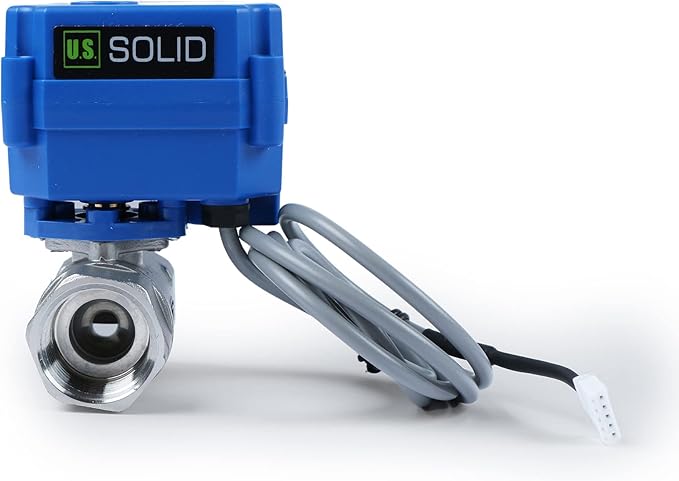 U.S. Solid Water Leak Detector - Water Alarm Leak Detect System with 3/4” Automatic Shut-Off NSF Certified 304SS Motorized Ball Valve, Controller and 3 Sensors and Sound Alarm - Image 3