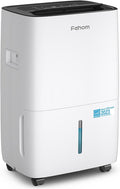 Fehom 80 Pints Dehumidifier Most Efficient Energy Star - 5,000 Sq. Ft. Dehumidifier for Basement with Drain Hose and 1.06 Gal Water Tank, Smart Dehumidifiers for Home, Large Rooms(JD025L-80) by FehomDehumidifier