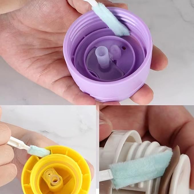 16 Pcs Crevice Gap Cleaning Brush Tool, 8 in 1 Detail Cleaner Brush for Bottle Cap Small Gap Brushes for Cleaning Window Groove Versatile Household Small Spaces Cleaning Brushes - Image 4