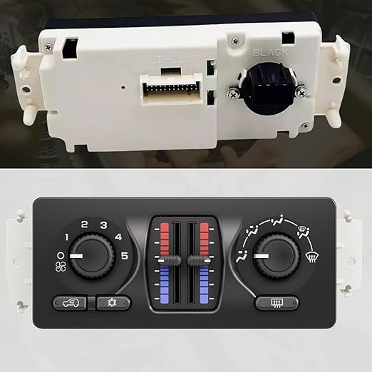 599-210XD AC Heater Climate Control Module Panel for 2003-2007 Chevy Silverado 1500 2500 3500 Avalanche Suburban Tahoe Trailblazer GMC Yukon Envoy Cadillac Escalade - Image 6