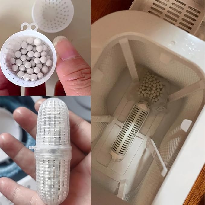 200 Gram Humidifier Cleaner Refill Replacement Nano Silver Ceramic Cleaning Ball for Humidifiers Demineralization Cartridge Containers Filters Fish Tank Purifies Water Eliminates Dust Odor - Image 6