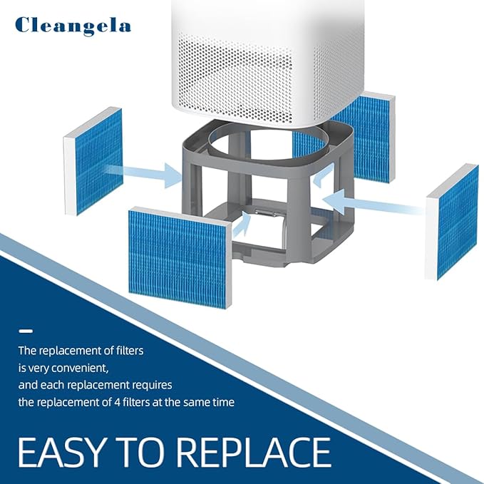 8 Pack 6000S Humidifier Filter Replacement Compatible with LEVOIT Superior 6000S Smart Evaporative Humidifier, for Large Particles and Minerals - Image 4