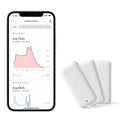 SwitchBot IP65 Indoor Outdoor Hygrometer Thermometer Wireless 3Packs, 394ft Bluetooth Range, Refrigerator Thermometer, Dewpoint/VPD/Absolute Humidity Sensor, 2-Year Battery Life, Free Data Storage by SwitchBot