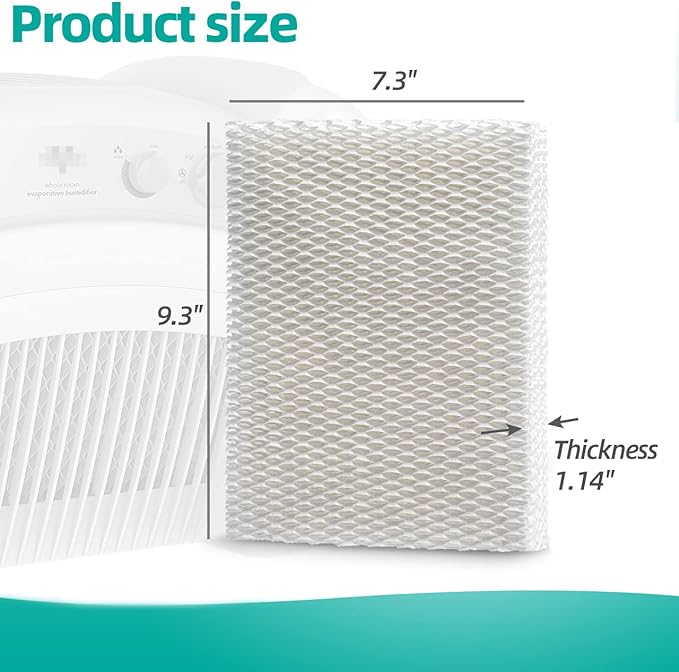 MD1-0034 Humidifier Replacement Wick Filters for Vornado Evap2, Evap40, EV100, EV200, EVDC300, EVDC500, EVDC505 Evaporative Humidifier, Tornado Humidifier Filter- 4 Pack - Image 6