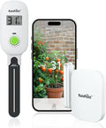 RAINPOINT Smart Digital Wireless Plant Moisture Meter Houseplants Indoor WiFi Hub Kit with Low/High Moisture Alert,Real-time Monitor Hygrometer Sensor Outdoor Gardening Push Notification&Email by RainPoint