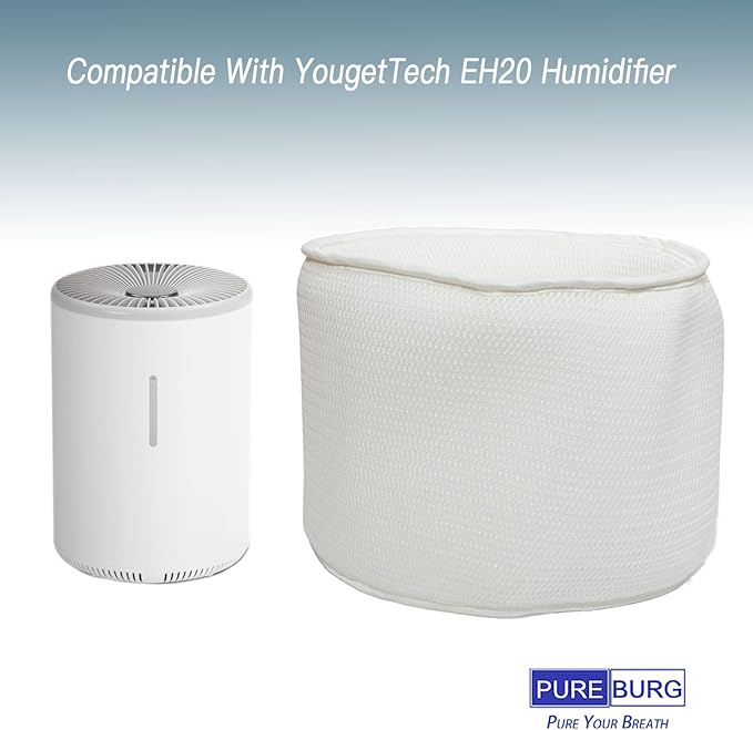 PUREBURG Replacement Filter Compatible with YougetTech EH20 Evaporative Humidifiers, 2-Pack Washable for Large Room, Office Home - Image 2
