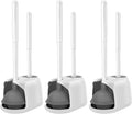 SetSail Toilet Brush Set, 3 Pack with Holder, White by SetSail