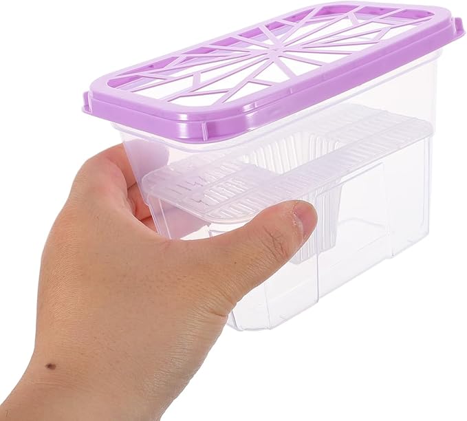 Amosfun 4pcs Moisture Absorbing Box Reusable Plastic Container for Home Refillable Moisture Absorber Holder - Image 2