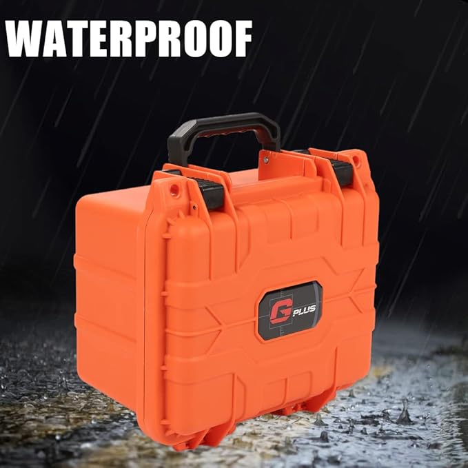 G-PLUS Graded Card Storage Box Compatible with BGS PSA SGC FGS Weatherproof Graded Sports Trading Cards(Small, Orange) - Image 2