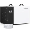 Waykar 158 Pint Commercial Dehumidifier with Pump and Drain Hose for Crawl Spaces, Basements, Ducted Industrial Use, and Water Damage Unit, for Spaces up to 7500 Square Feet, Smart Humidity Control by Waykar