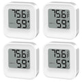 Digital Hygrometer Thermometer for Room Temperature Humidity Meter Indoor Thermometer Accuracy Calibration LCD Temperature Sensor, Bedroom, Baby Room, Office, Greenhouse, Cellar by KESHIDE