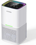 Dehumidifier, Dehumidifier for Home, 60 OZ Water Tank, 500 sq.ft Dehumidifiers for Bathroom, Bedroom, Basement with Auto Shut Off, Timer, 7 Colors LED Light (off white) by Unknown