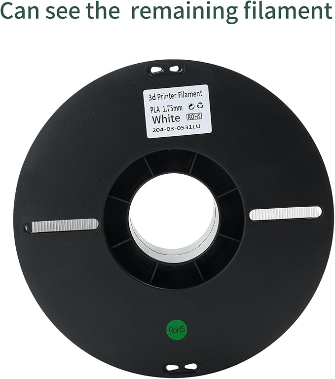 PLA 3D Printer Filament Bundle, Dimensional Accuracy +/- 0.02 mm, 16 x 1 kg Spool(35.2lbs), 1.75 mm，Black White Grey Red Green Blue Yellow Purple Silver Transparent Pink Orange Wood Brown - Image 9