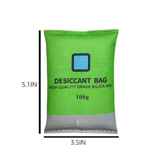 [5 Packs]100g Reusable Desiccant Packs for Storage， Moisture absorbers Bag, Desiccant Dehumidifier Bag,Dehumidifier for Home Closets，and Cars - Image 2