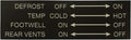 VANAGON Climate Control Label by GoWesty
