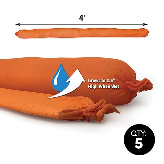 Quick Dam WUB24-5 Indoor Water Dams, Orange, 5 - Image 3
