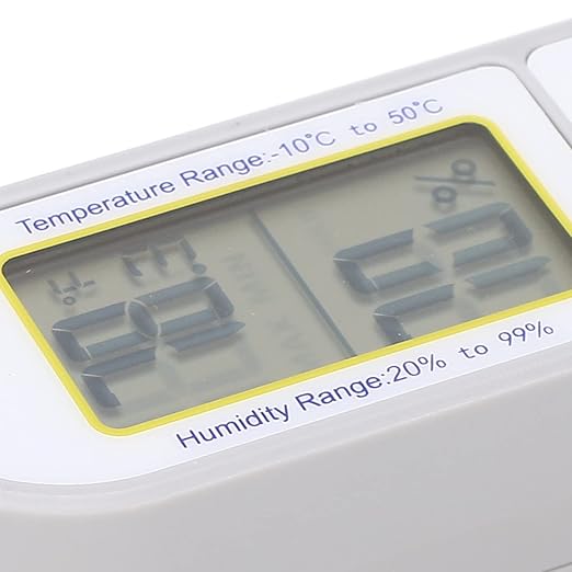 Indoor Temperature Humidity Meter, Digital Dry Wet Thermometer Handheld Hygrometer with Battery for Outdoor, Home, Industry, Agriculture HVAC - Image 3