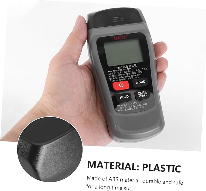 Angoily 3pcs Moisture for House Wood Moisture Tool Plant Humidity Monitor Indoor Humidity Battery Design Grey - Image 8