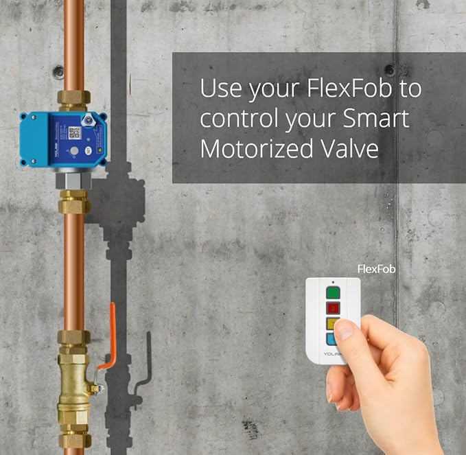 YoLink LoRa Smart Water Leak Protection System, Including 1/2" Commercial Grade Smart Motorized Stainless Steel Valve, (3) Water Leak Sensors, Hub: Up to 1/4-Mile Range, IFTTT, Alexa, Home Assistant - Image 5