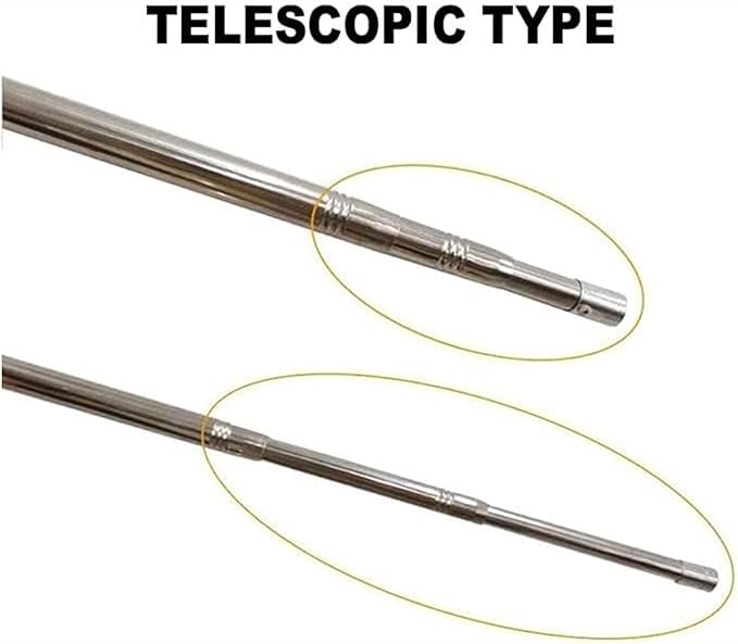 Telescopic Water Sampler Dipper,Eagle-Shaped Spout,304 Stainless Steel Water Quality Sampler Device 500ml/1000ml Environmental Monitoring Tool(Size:1.1m-3m/3.6ft-9.8ft,Color:500 ml) - Image 3