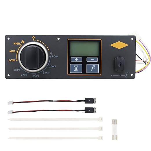 Digital Control Panel Board, Upgraded Control Kit fit for Oklahoma Joe's Wood Pellet Grills -Fit for Oklahoma Joe's Rider 600/900/Deluxe Pellet Grill, Not Fit for Large-LCD Rider DLX by Gaoyeer