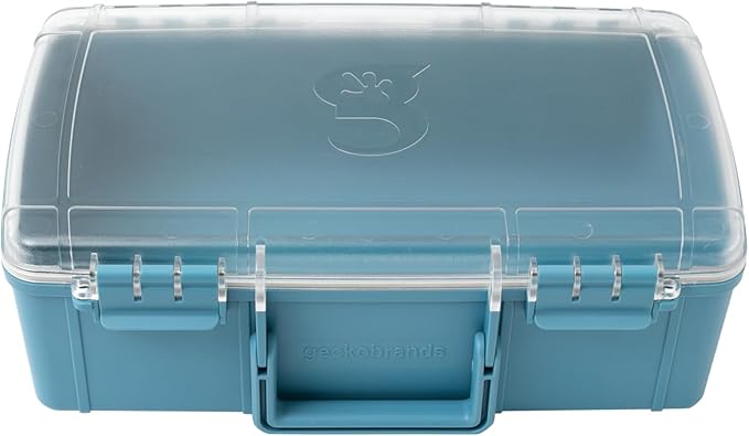 geckobrands Waterproof Dry Box with Silicone Liner – Durable, Dust-Proof, Crush-Proof Storage for Electronics and Gear by geckobrands