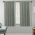 H.VERSAILTEX Blackout Curtains Thermal Insulated Window Treatment Panels Room Darkening Blackout Drapes for Living Room Back Tab/Rod Pocket Bedroom Draperies (2 Panels, Sea Grass, 52 x 63 Inch) by HVERSAILTEX
