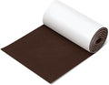 Large Felt Furniture Pads 8 x 60 Inch Non Slip Self Adhesive Heavy Duty Cuttable Strip Roll Felt Sheet Tape for Protecting Hardwood Floors Chair Wall, Brown by Fullhawl