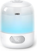 DREO Cool Mist Humidifiers for Baby, 3L Top Fill, 26dB Quite, Ambient Indicator Light for Nursery, Less Refill, Indoor by DREO