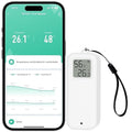 PHOVOLT WLAN Thermometer Hygrometer Sensor, Wireless Smart Temperature and Humidity Digital Display Monitor, with Remote App Notification Alert for Home, Greenhouse(1pack) by PHOVOLT