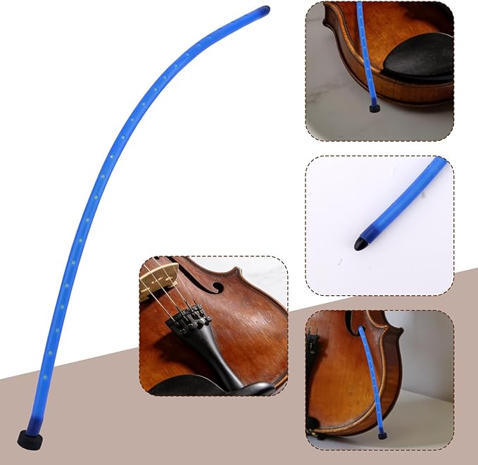 Violin Humidifier, Rubber Portable Violin and Viola Moisture F Hole Humidifier Tube Practical Musical Dampit Instrument Humidity Gift Maintenance Accessory for Cracking Prevention (Blue) - Image 6