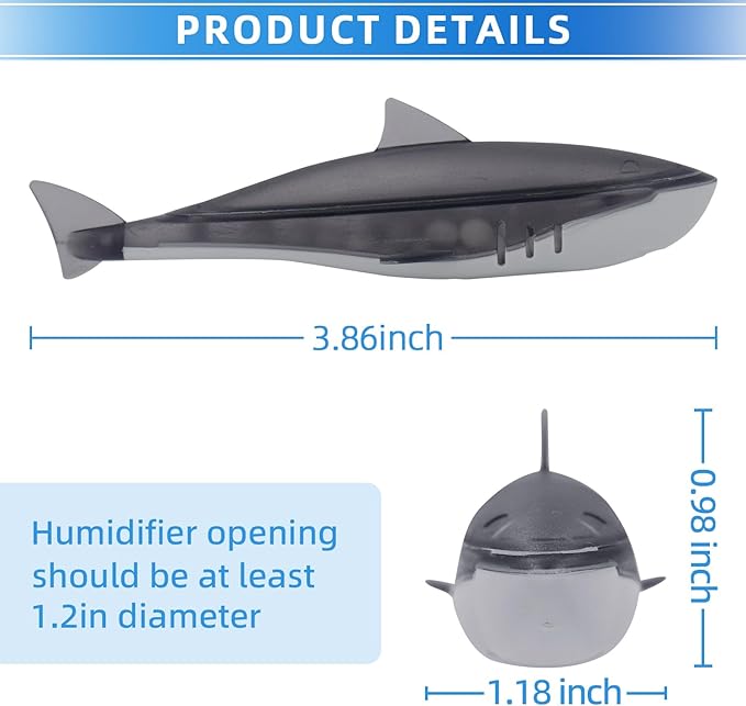 Humidifier Cleaner 6 Pack,Humidifiers Fish Tanks Cleaner,Warm&Cool Most Humidifiers and Fish Tank,Purifier Water (Grey) - Image 3