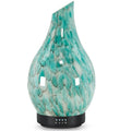 Essential Oil Diffuser 120ml Ultrasonic Aromatherapy Diffuser with Handmade Glass BPA Free, Auto Shut-Off 4 Timer Setting 7 Colors Changed LED for Home Yoga Office (Cobblestone) by EQUSUPRO