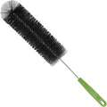 Long Bottle Brush, 12.98 in Bendable Cleaner Brushes for Cleaning Neck Beer Bottles, Wine, Baby Bottles, Water Bottles, Tumblers, Flask, Bird Feeder, Vase, Pipes and Brewing Supplies Black/1Pack by Haomaomao