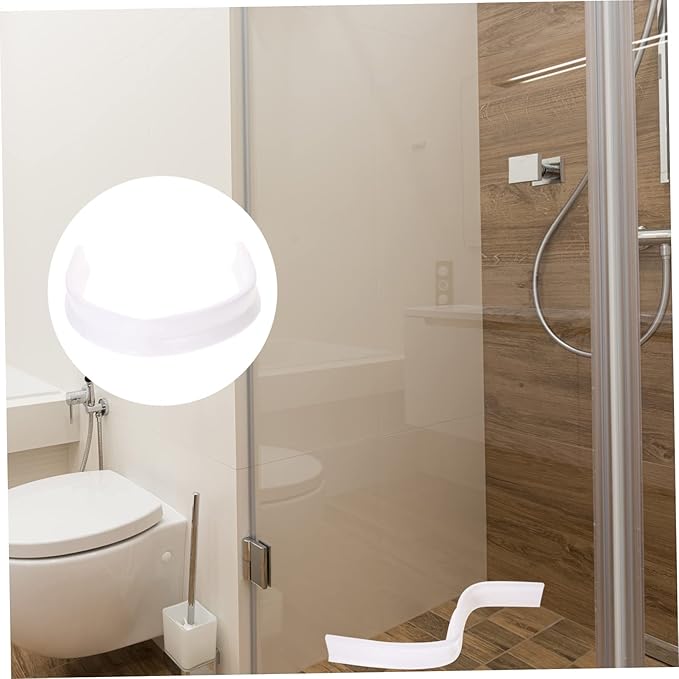 Retaining Strip for Bathroom Kitchen Bendable Water Baffle Strip for Shower Wet Area Separation Easy Installation Safe Soft Material - Image 3