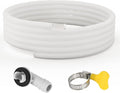 HOXHA 20 Ft Air Conditioner Drain Hose Kit Plastic Tubing for AC Condensate Flexible Drain Hose for Mini Split AC Portable AC Washer Dishwasher Faucet by HOXHA