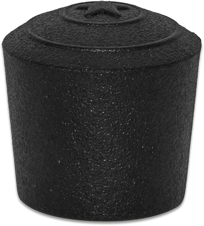 Flyshop 5/8", 16 mm, Patio Round Chair Leg Caps, Furniture Table Feet Covers Floor Protectors, Non-Marking Frosted Synthetic Rubber Legs Tips, 8 Pack, Black - Image 3