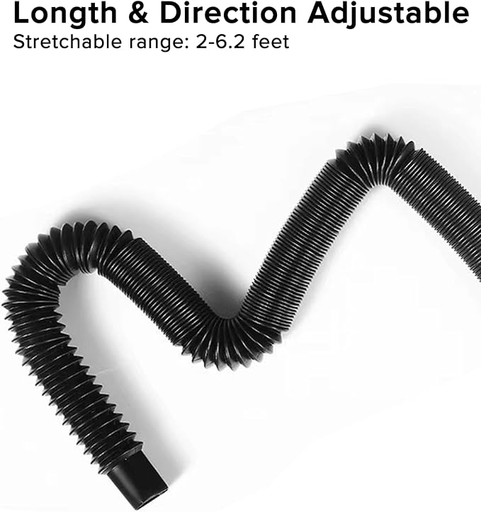 Accessories of AUAAQ's Reptile Humidifier, Including Dual Hose Nozzle, Two Adjustable Hoses and Four Suction cups, Suitable for Reptiles Humidifier Fogger Mister - Image 3