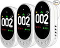 Plug-in Carbon Monoxide Detector with Digital Color Display CO Detector for CO, Temperature & Humidity, 85dB Loud Alert, Self Test Function vetouch CO Detector, for Home, Bedroom, Kitchen, RV by VETOUCH