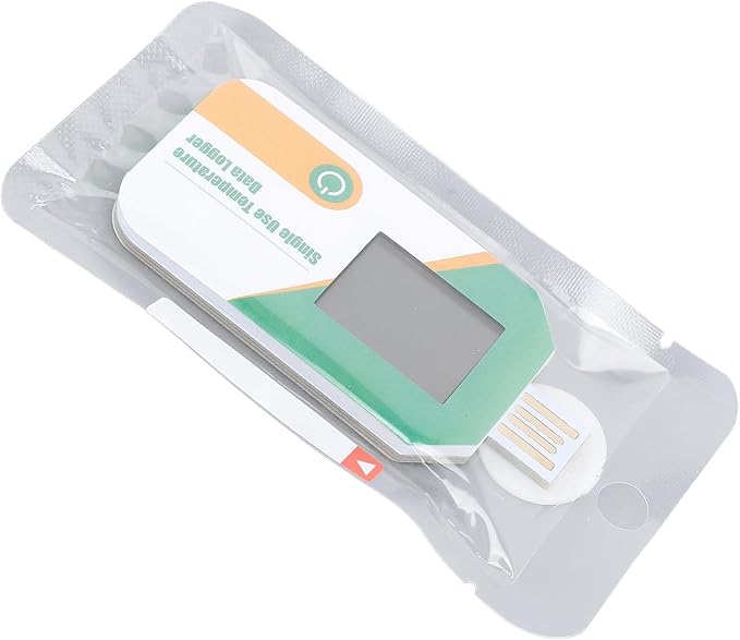 TOPINCN USB Temperature Data Logger Recorder, 32,000 Points High Accuracy Single Use IP67 Digital Temperature Humidity Data Logger for Cold Chain Transportation - Image 7