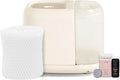 Canopy Large Room Humidifier, Cream, Large Living Space, 36HR Run Time, 5.5L Tank - Includes Canopy Humidifier Plus, Diffusion Well, Unwind Aroma, Filter, Power Cord & Adapter by Canopy