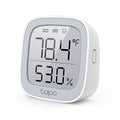 Tapo Smart Temperature and Humidity Monitor, 2.7" E-Ink Display, Swiss-Made Sensor, Real-Time Notification, Visual Graphics, Hub Required, White (T315) by Tapo