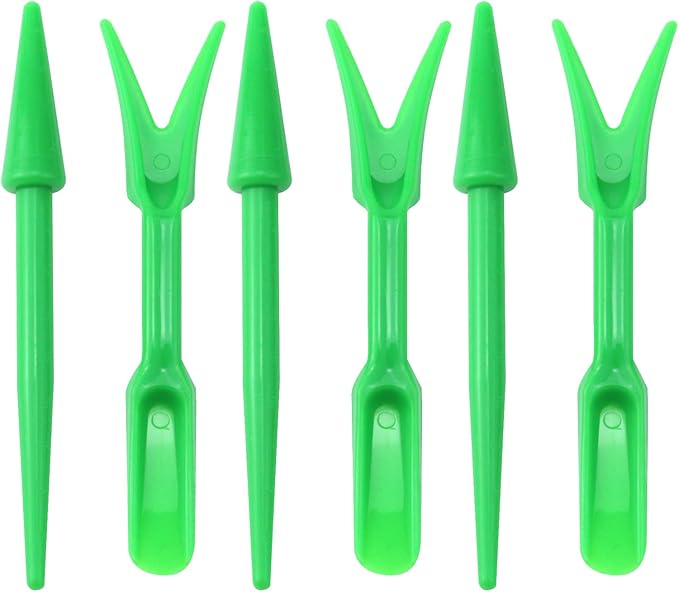 Antrader Mini Garden Hand Succulent Transplanting Tools for Indoor Gardening Plant Care, Set of 6, Green by Antrader