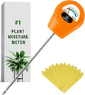 GROWIT Soil Water Monitor for Plants - Soil Moisture Meter | Hydrometer for Plants | Plant Moisture Meter Houseplants | Water Tester for Plants | Farming Indoor and Outdoor Plants- Orange by Craft911byLIME