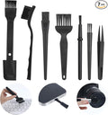 7pcs Mini Keyboard Cleaning Kit, Ymapinc Anti Static Keyboard Brush/Dust Brush, Small Cleaning Brushes for Tight Spaces/Thin Brush for Electronics, Computer, Laptop, Camera, Motherboard & Small Parts by Unknown